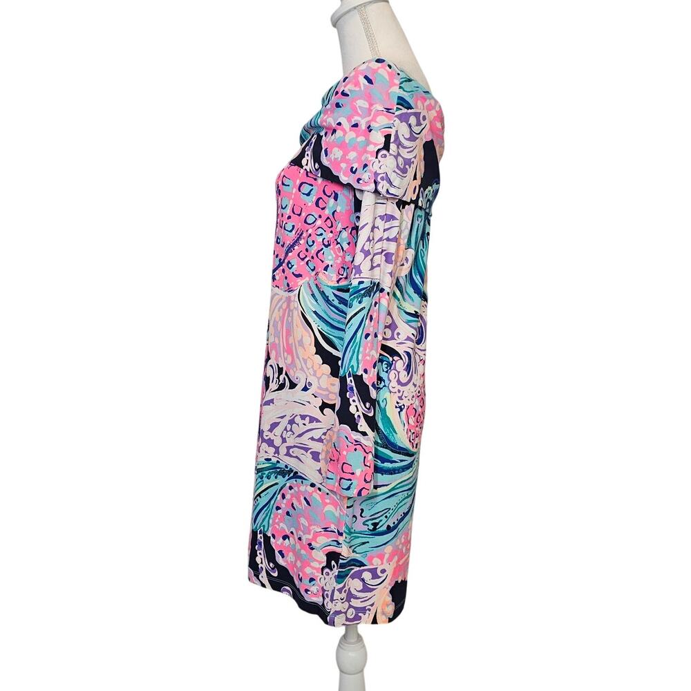 Lilly Pulitzer Off Shoulder All That She Wants Trisha Mini Dress Size Medium - Picture 7 of 11